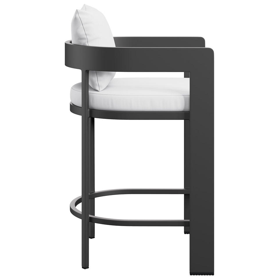 Tahoe Outdoor Patio Patio Aluminum Counter Stool by Modway
