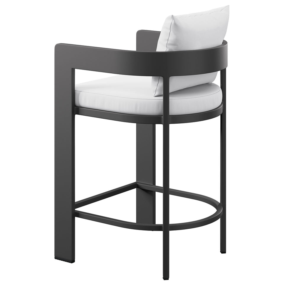 Tahoe Outdoor Patio Patio Aluminum Counter Stool by Modway
