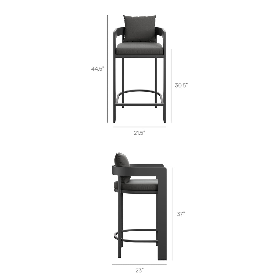 Tahoe 5-Piece Outdoor Patio Bar Table Set by Modway