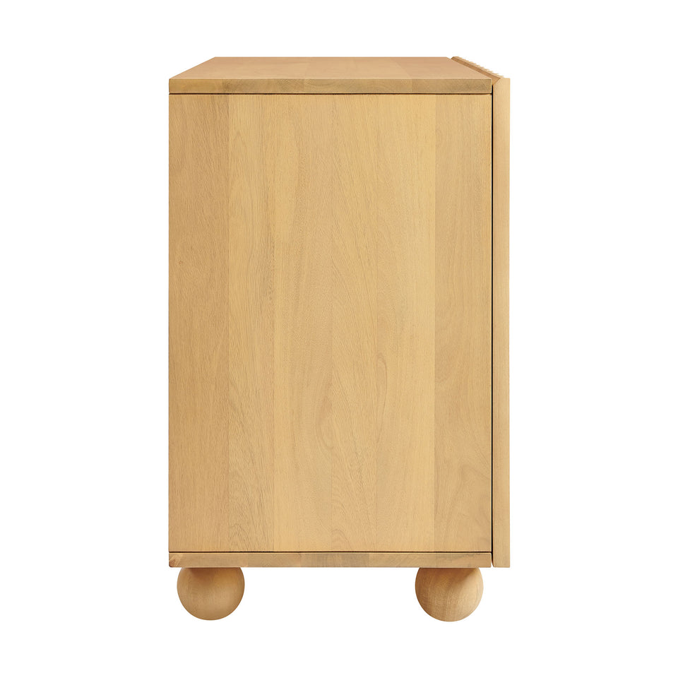 Sorren 54 Inch Scalloped Wood 3-Door Sideboard by Modway