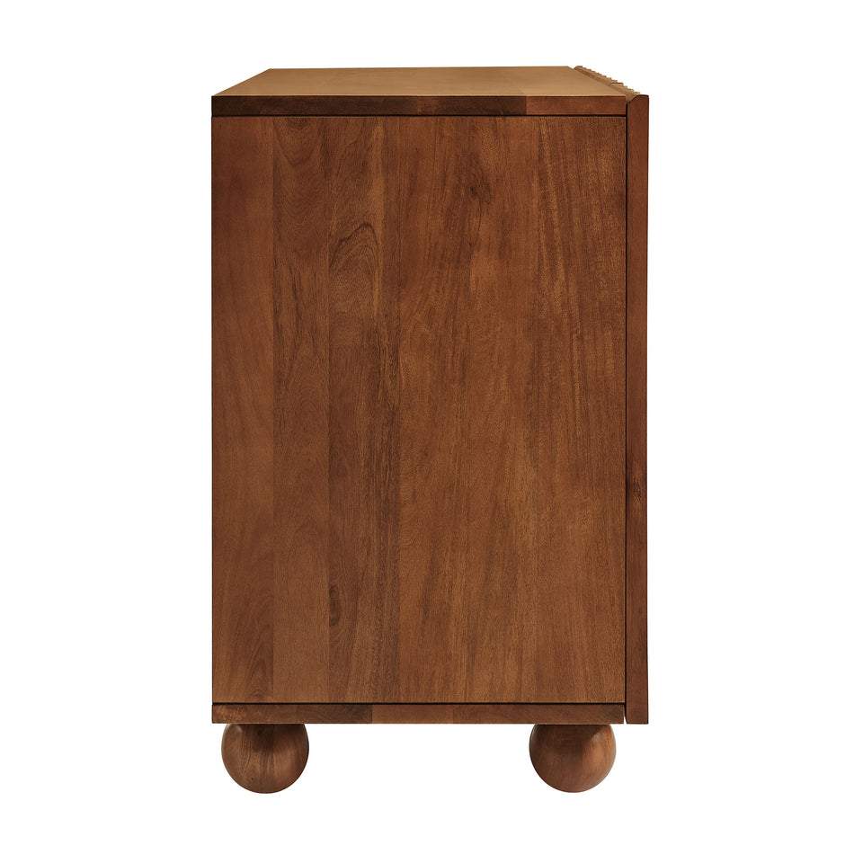 Sorren 54 Inch Scalloped Wood 3-Door Sideboard by Modway