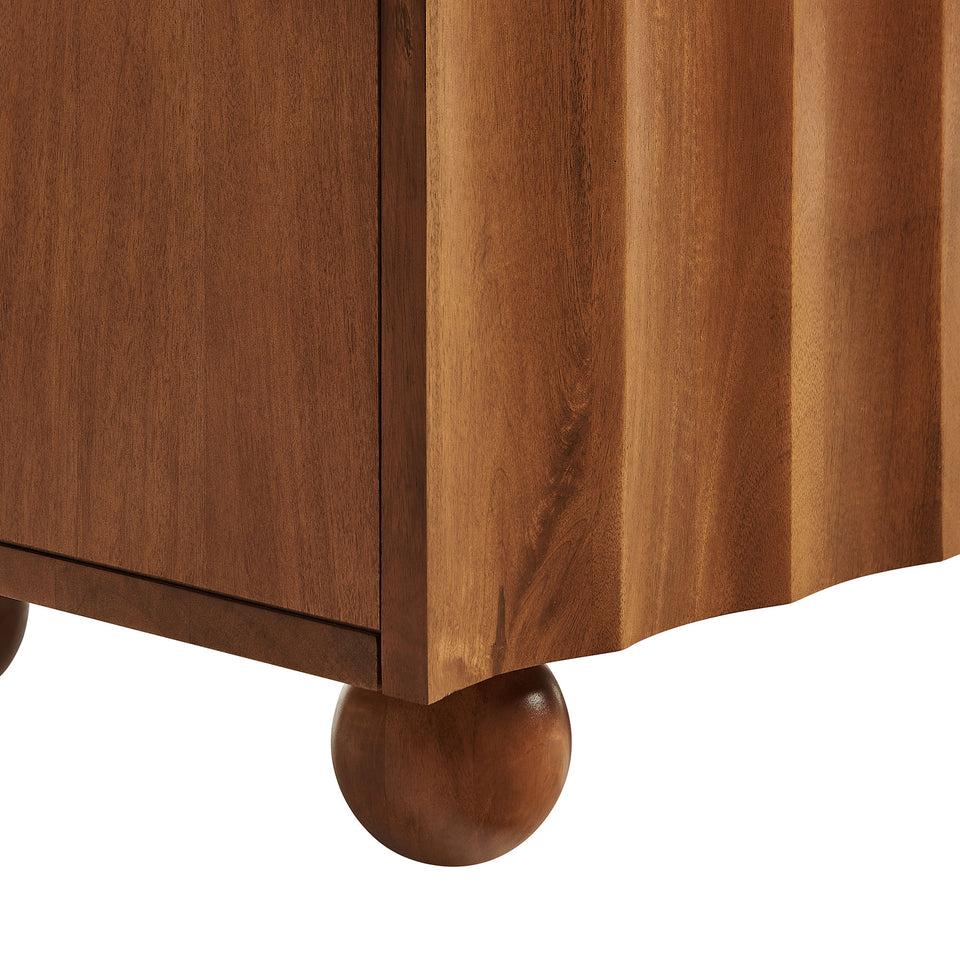 Sorren 54 Inch Scalloped Wood 3-Door Sideboard by Modway