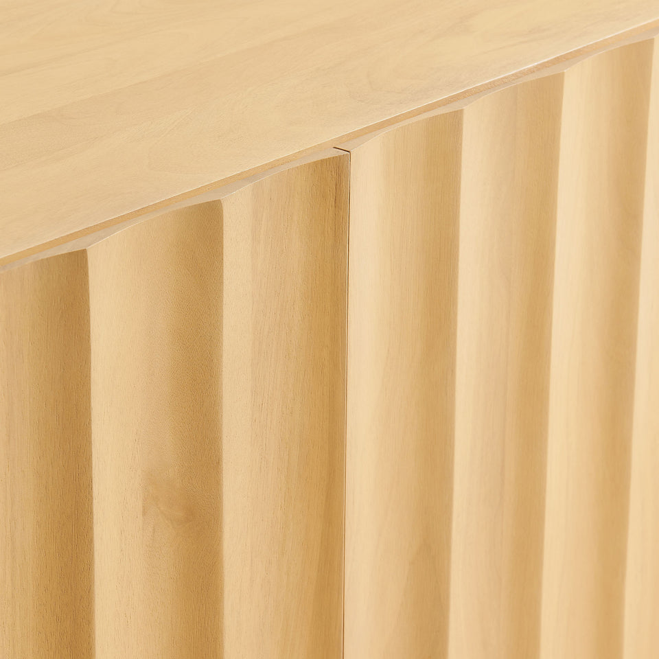 Sorren 72 Inch Scalloped Wood 4-Door Sideboard by Modway