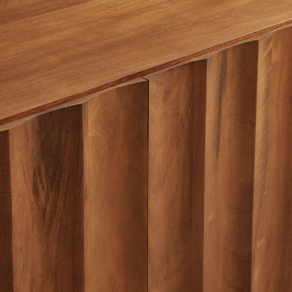 Sorren 72 Inch Scalloped Wood 4-Door Sideboard by Modway