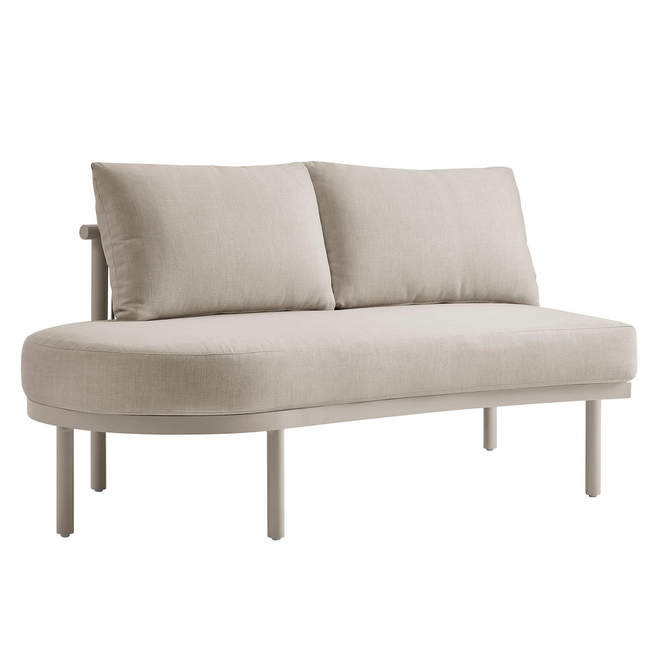Porta 5 Piece Outdoor Patio Aluminum Modular Sofa Set by Modway