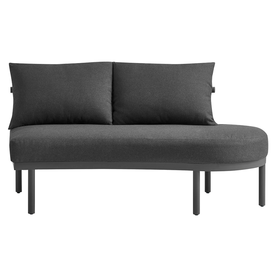 Porta 2 Piece Outdoor Patio Aluminum Modular Sofa by Modway