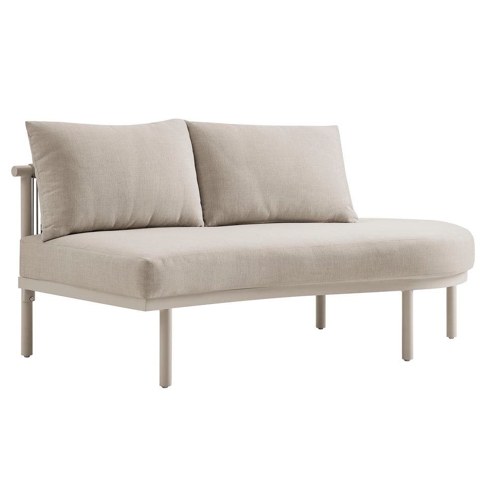 Porta 3 Piece Outdoor Patio Aluminum Modular Sofa by Modway