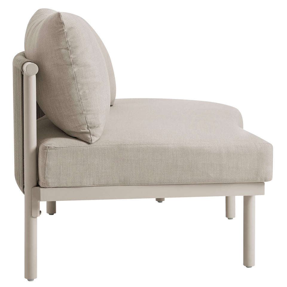Porta 3 Piece Outdoor Patio Aluminum Modular Sofa by Modway