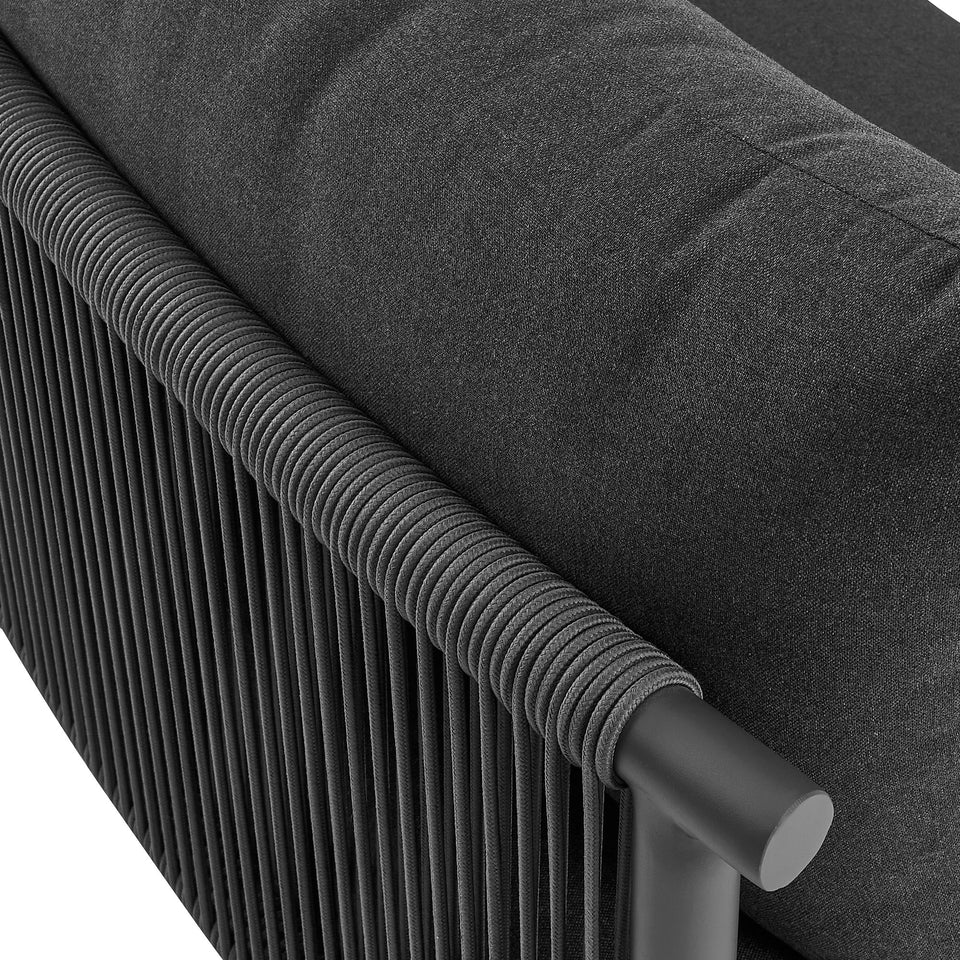 Porta 3 Piece Outdoor Patio Aluminum Modular Sofa by Modway