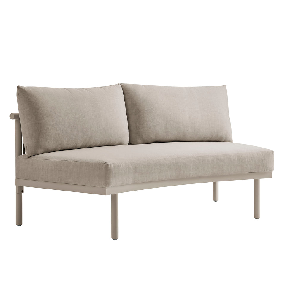 Porta 5 Piece Outdoor Patio Aluminum Modular Sofa Set by Modway