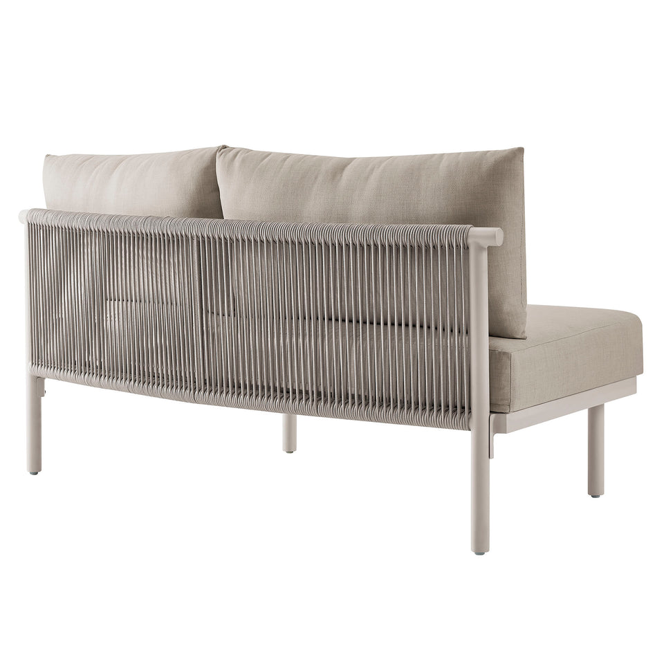 Porta 3 Piece Outdoor Patio Aluminum Modular Sofa by Modway
