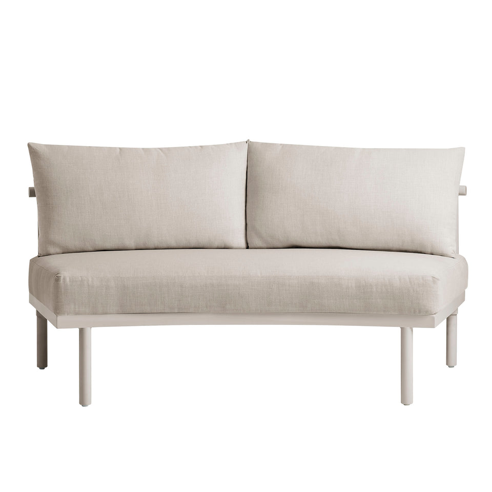 Porta 3 Piece Outdoor Patio Aluminum Modular Sofa by Modway