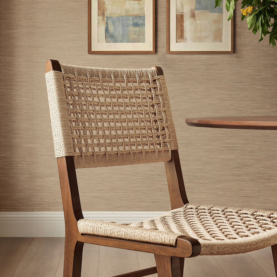 Tindra Woven Dining Chairs Set of 2 by Modway