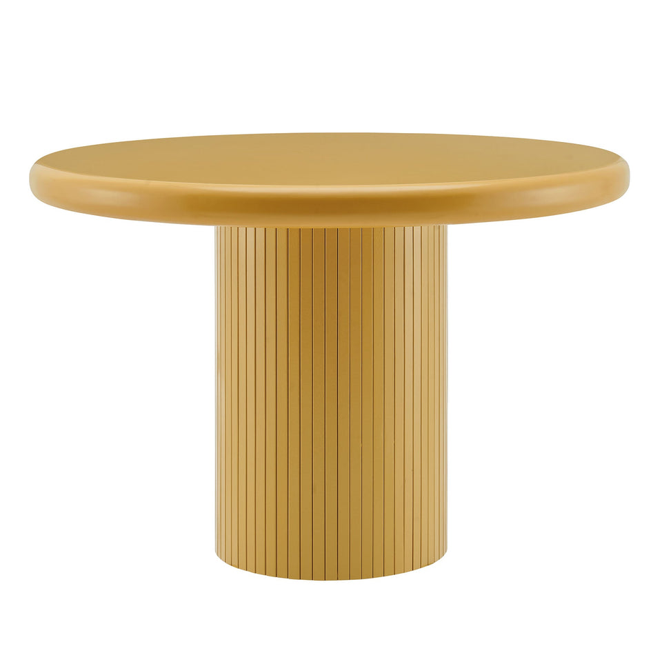 Belmonte 45 Inch Painted Wood Round Pedestal Dining Table by Modway