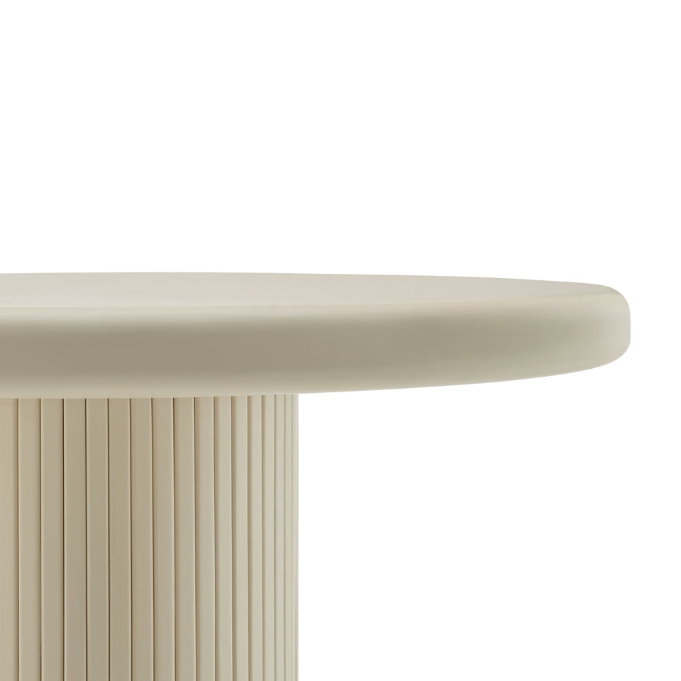 Belmonte 45 Inch Painted Wood Round Pedestal Dining Table by Modway
