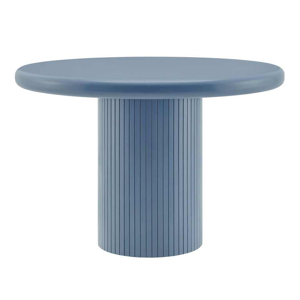 Belmonte 45 Inch Painted Wood Round Pedestal Dining Table by Modway