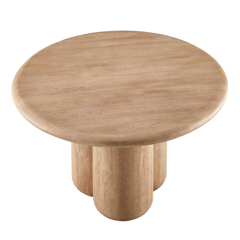 Tori 48 Inch Round Indoor and Outdoor Patio Dining Table by Modway