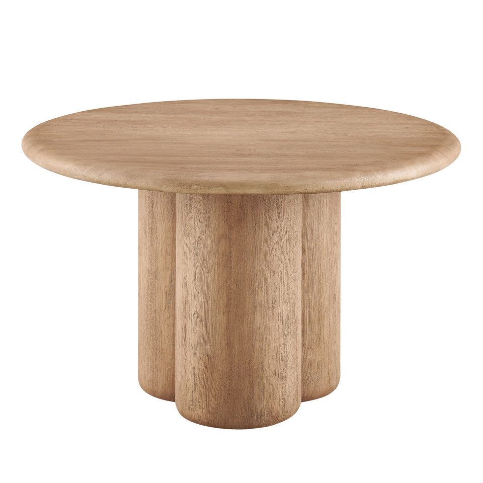 Tori 48 Inch Round Indoor and Outdoor Patio Dining Table by Modway