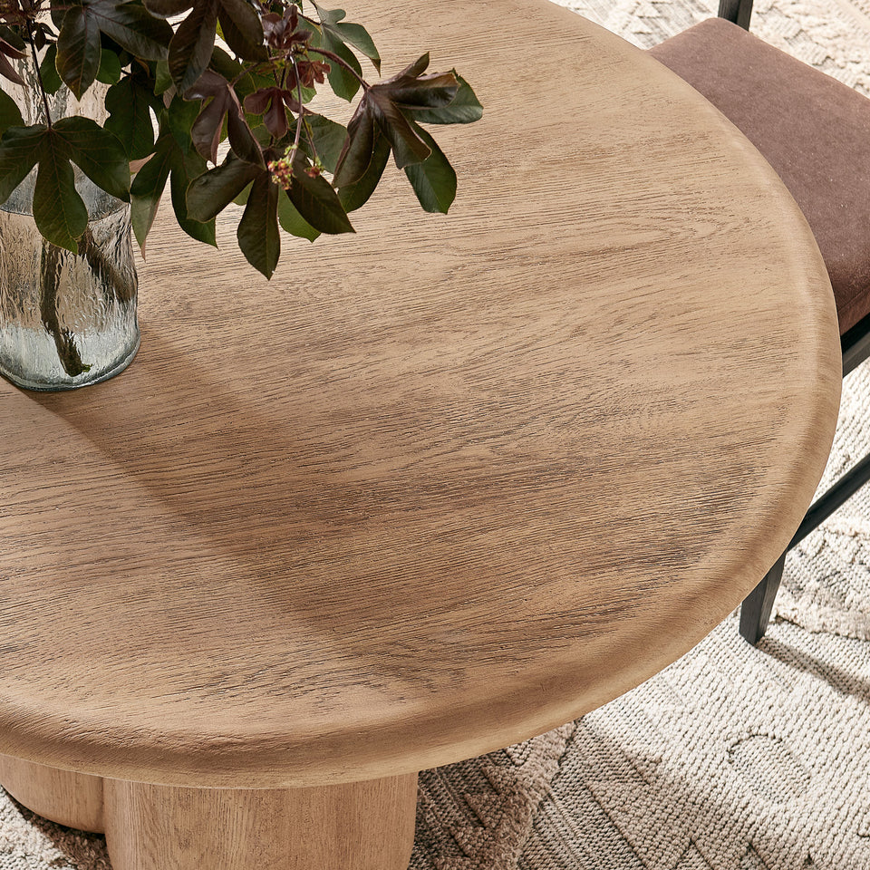 Tori 48 Inch Round Indoor and Outdoor Patio Dining Table by Modway