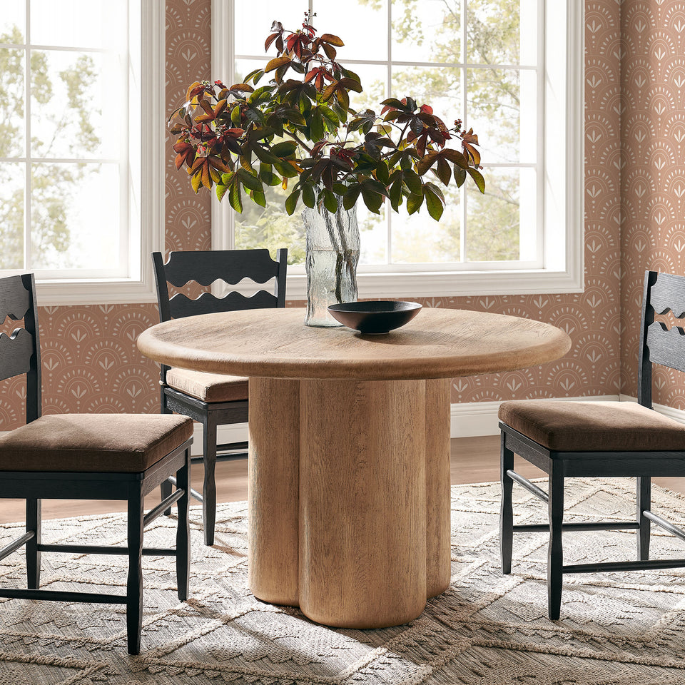 Tori 48 Inch Round Indoor and Outdoor Patio Dining Table by Modway