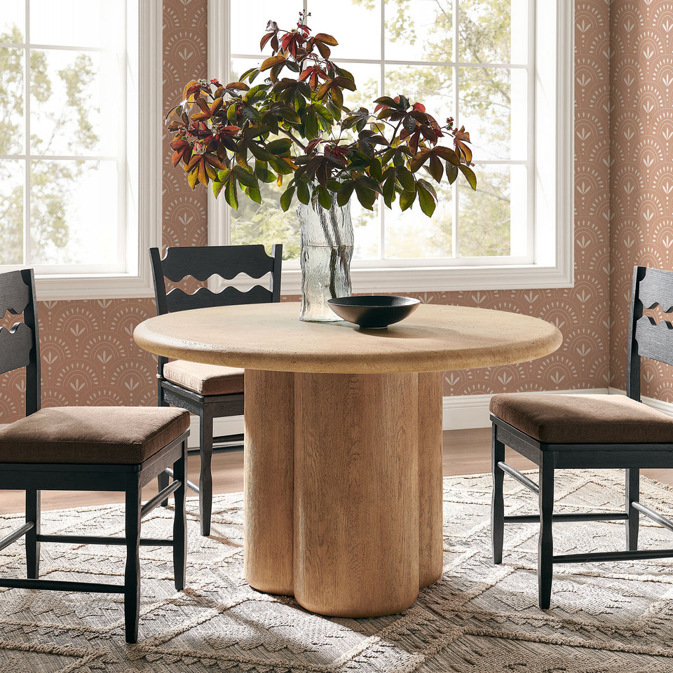 Tori 48 Inch Round Indoor and Outdoor Patio Dining Table by Modway