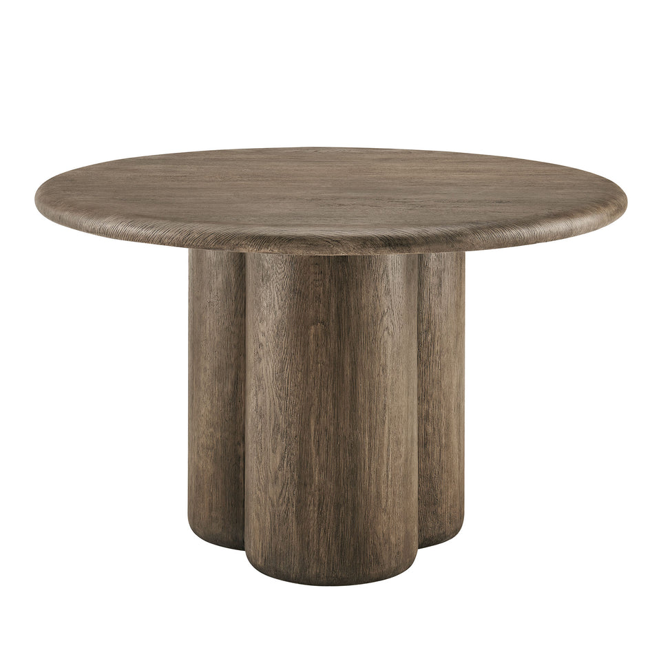 Tori 48 Inch Round Indoor and Outdoor Patio Dining Table by Modway