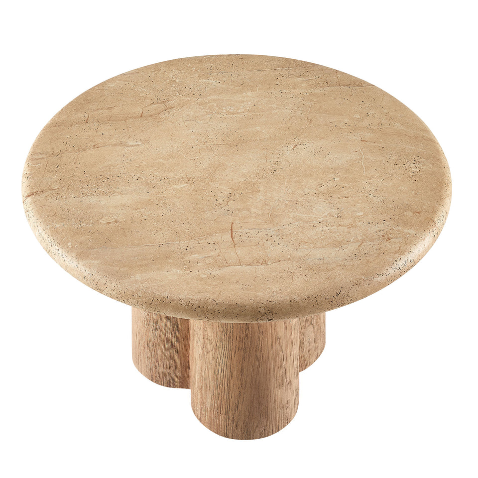 Tori 31 Inch Round Indoor and Outdoor Patio Coffee Table by Modway