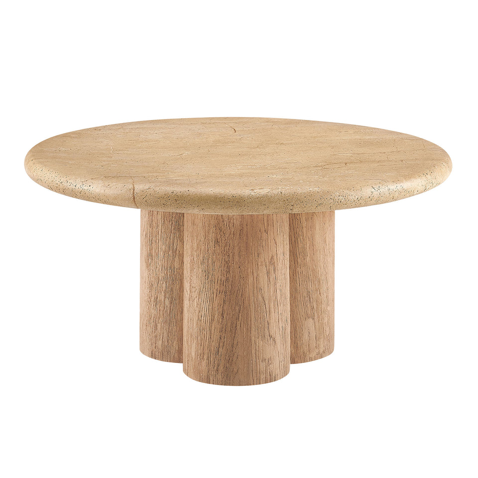 Tori 31 Inch Round Indoor and Outdoor Patio Coffee Table by Modway