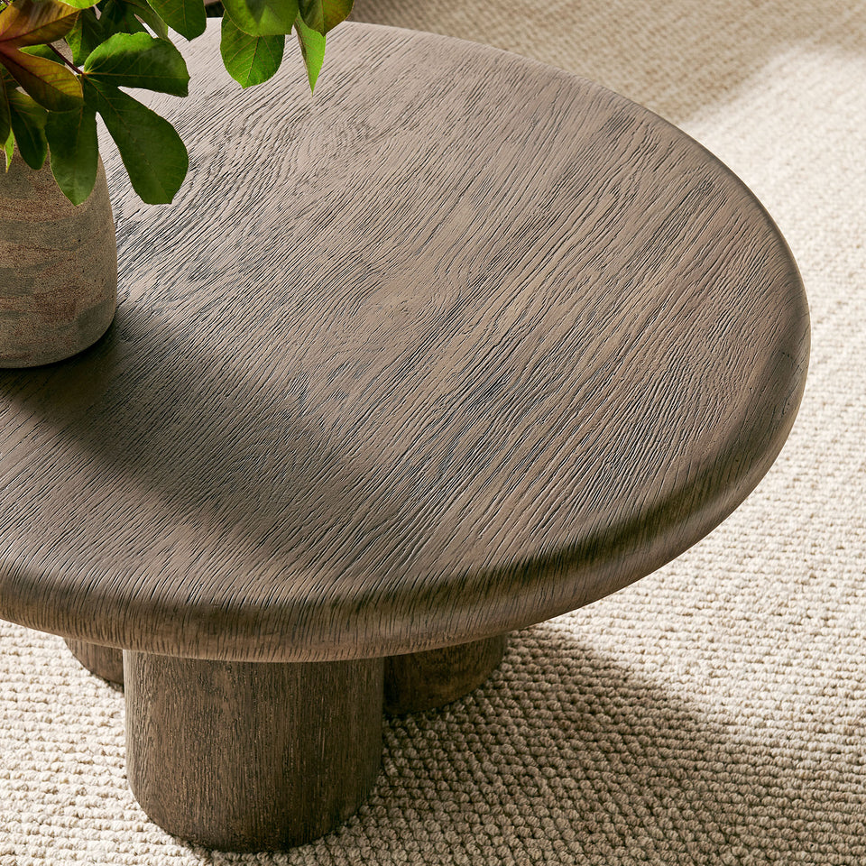 Tori 31 Inch Round Indoor and Outdoor Patio Coffee Table by Modway