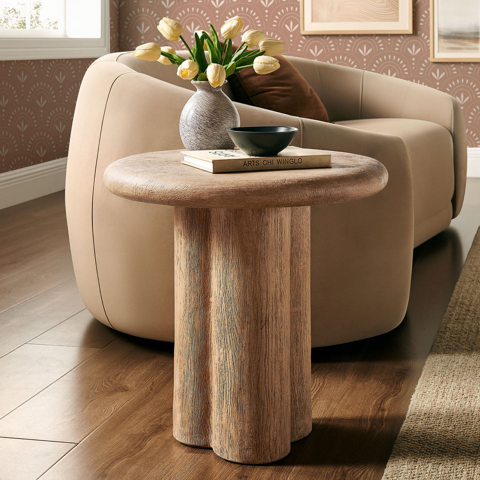 Tori 20 Inch Round Indoor and Outdoor Patio Side Table by Modway