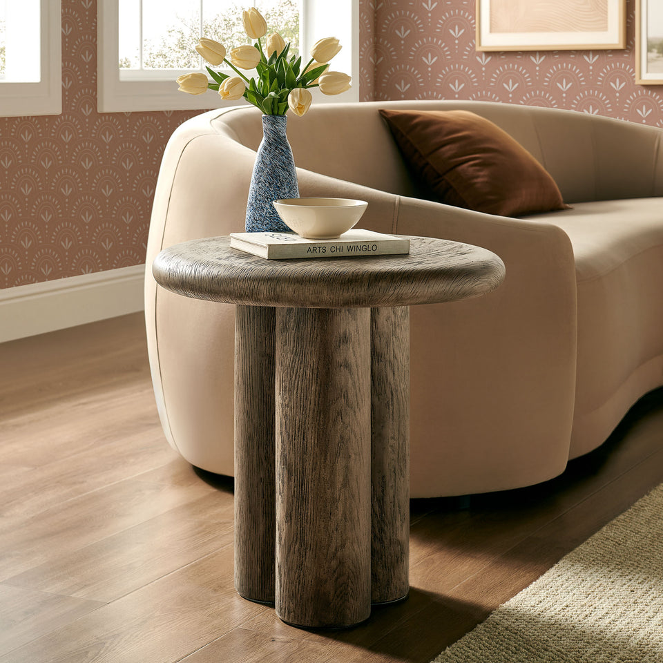 Tori 20 Inch Round Indoor and Outdoor Patio Side Table by Modway