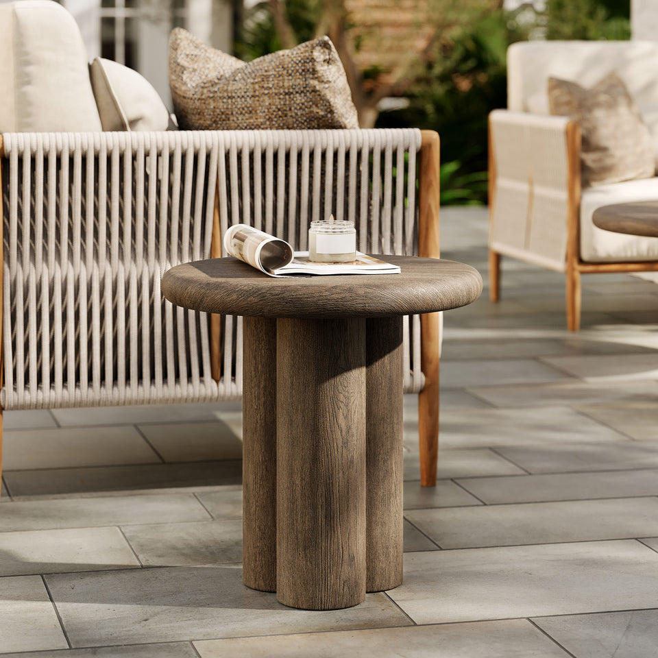 Tori 20 Inch Round Indoor and Outdoor Patio Side Table by Modway