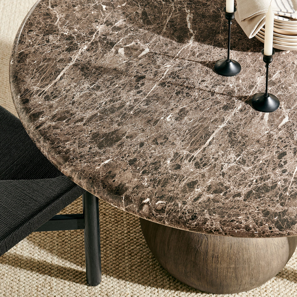 Pietra Indoor Outdoor Patio Round Dining Table by Modway