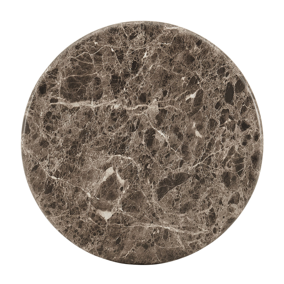 Pietra Indoor Outdoor Patio Round Side Table by Modway