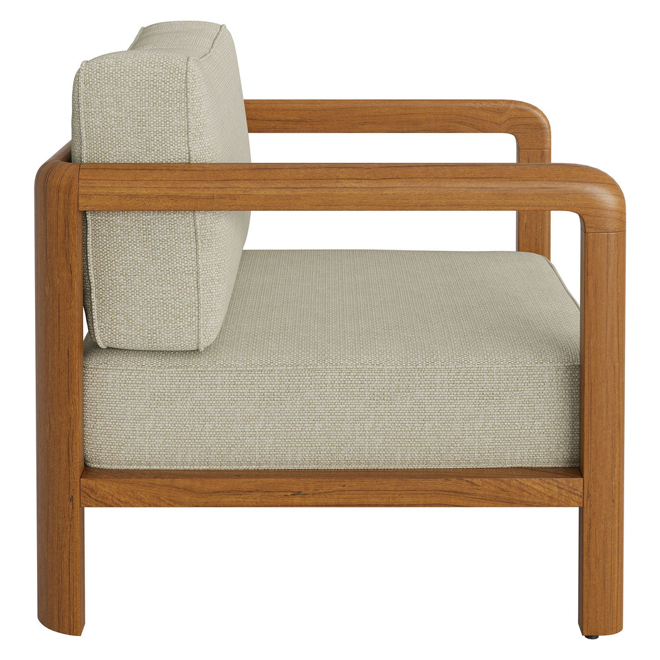 Kona Outdoor Teak Wood Armchair by Modway