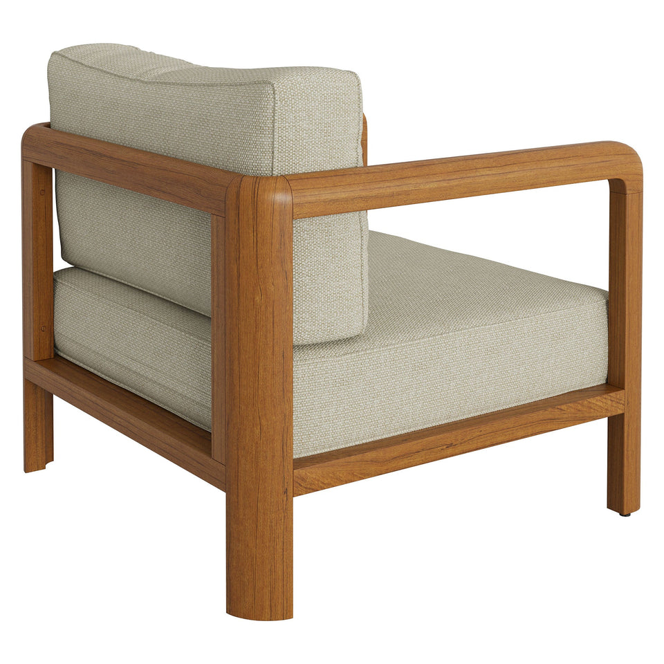 Kona Outdoor Teak Wood Armchair by Modway