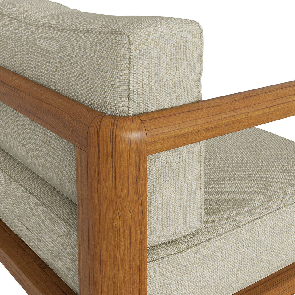 Kona Outdoor Teak Wood Armchair by Modway