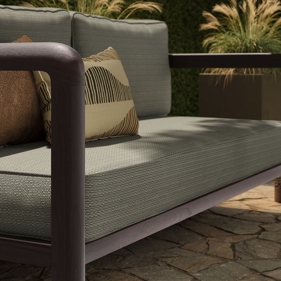 Kona Outdoor Teak Wood Loveseat by Modway