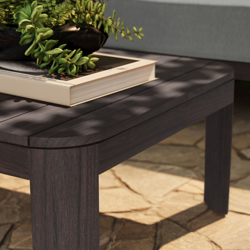 Kona 47 Inch Outdoor Teak Wood Coffee Table by Modway