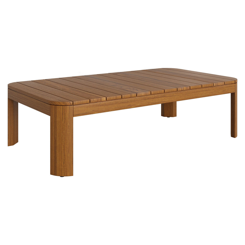 Kona 47 Inch Outdoor Teak Wood Coffee Table by Modway