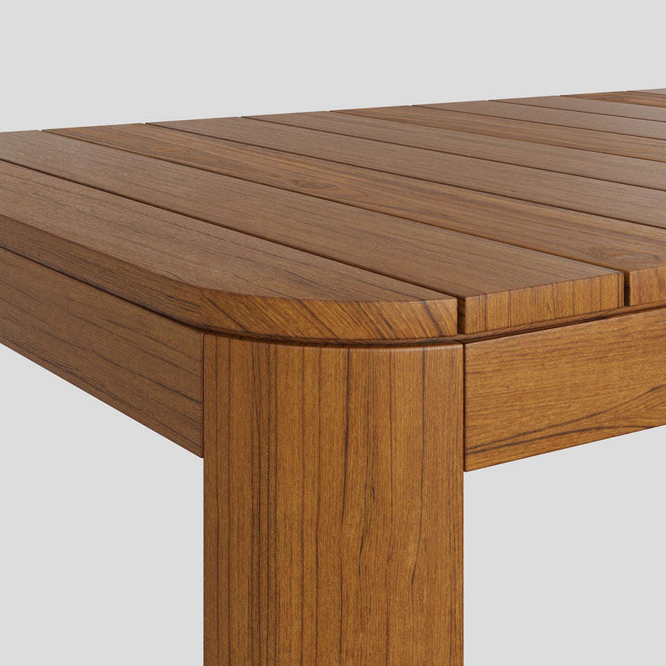Kona 47 Inch Outdoor Teak Wood Coffee Table by Modway