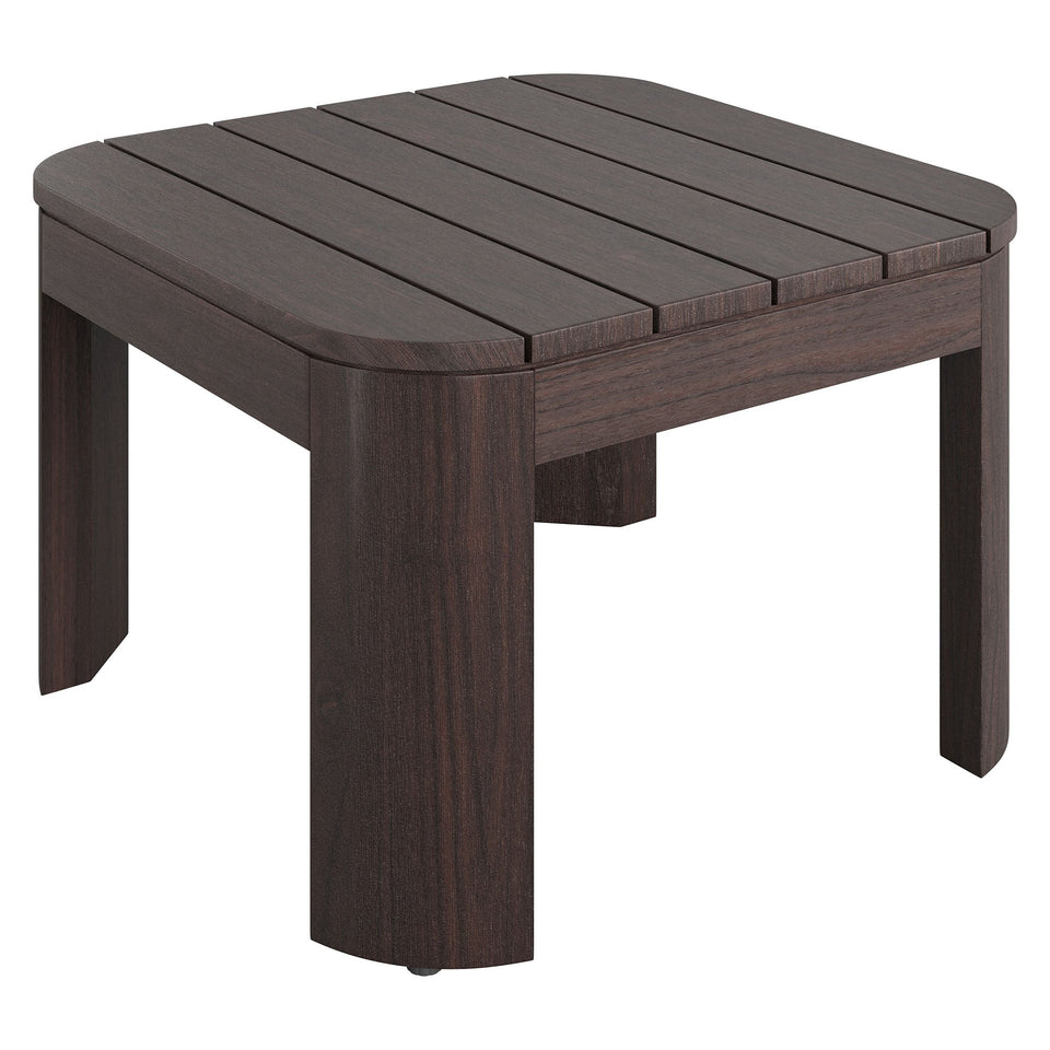 Kona Outdoor Teak Wood Side Table by Modway