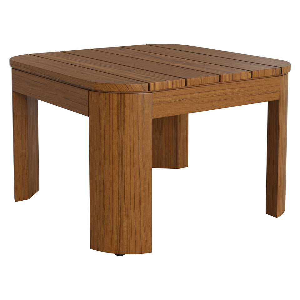 Kona Outdoor Teak Wood Side Table by Modway