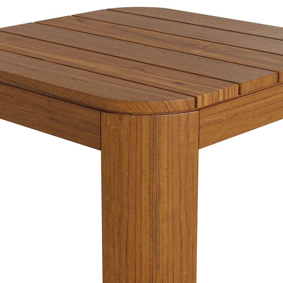 Kona Outdoor Teak Wood Side Table by Modway