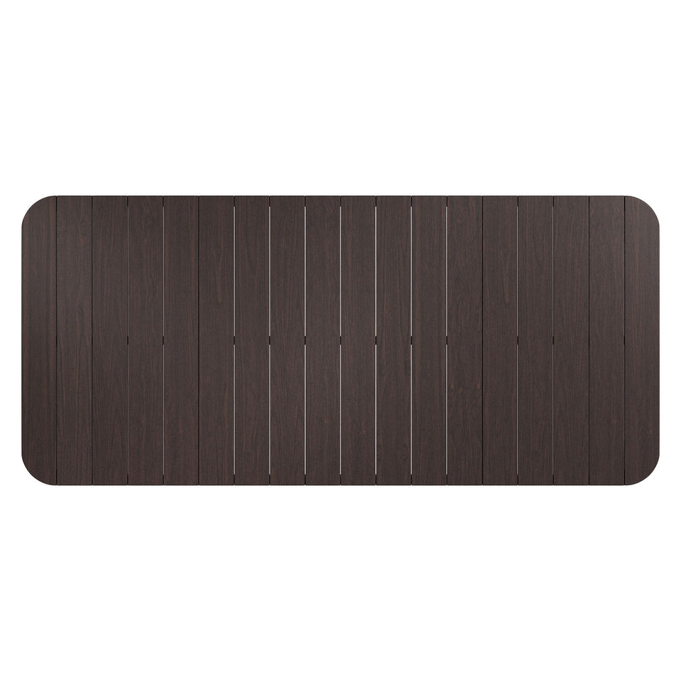 Kona 87 Inch Outdoor Teak Wood Dining Table by Modway