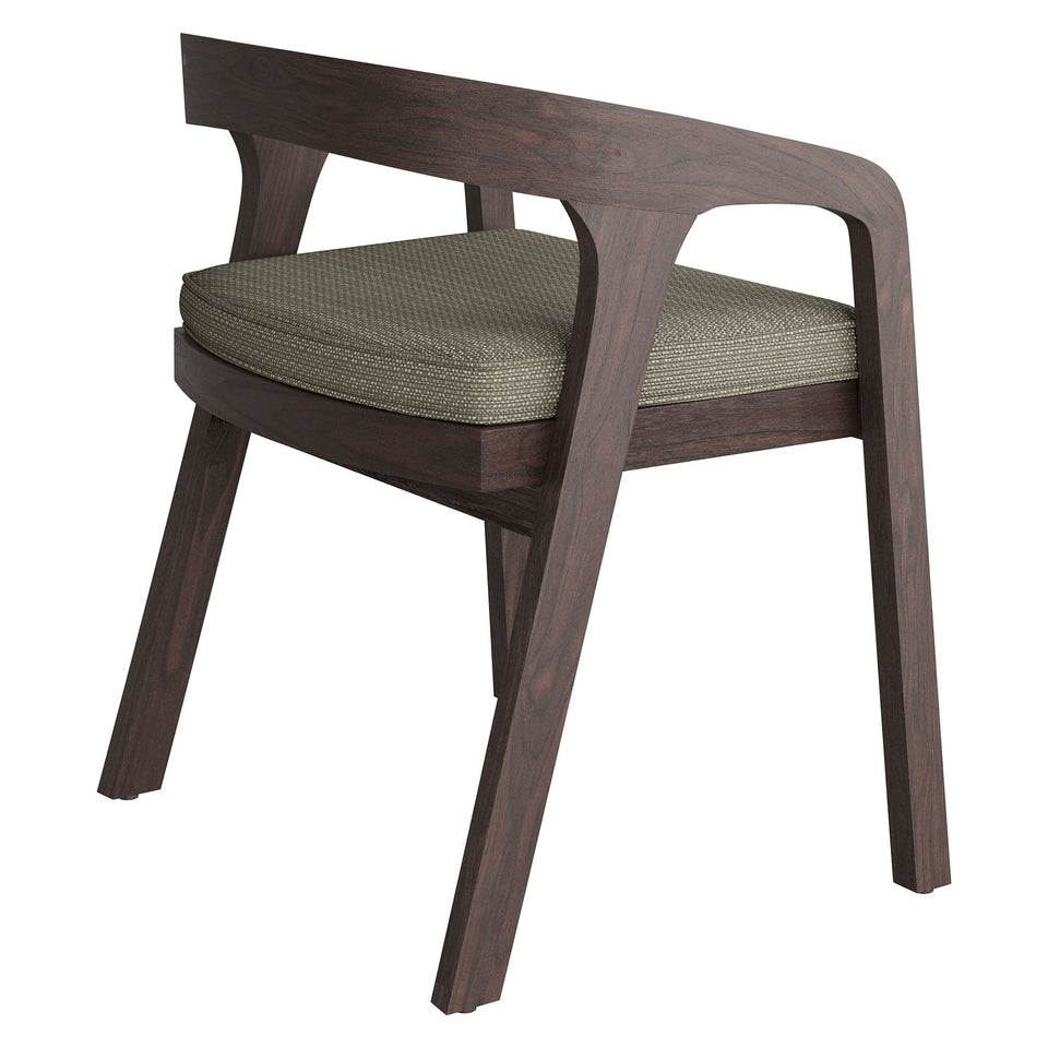 Kona Outdoor Teak Wood Barrel Dining Chair by Modway
