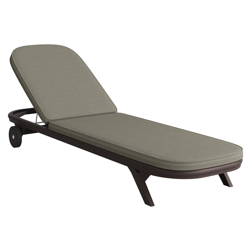Kona Outdoor Teak Wood Chaise Lounge Chair by Modway