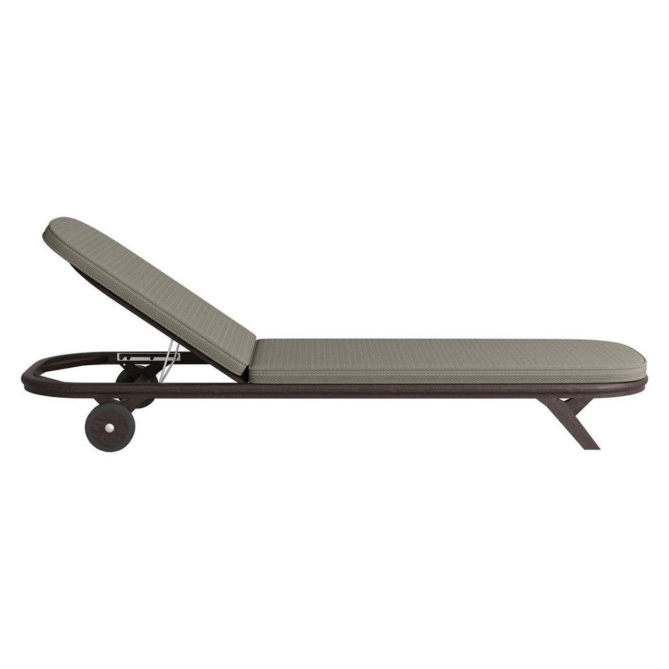 Kona Outdoor Teak Wood Chaise Lounge Chair by Modway
