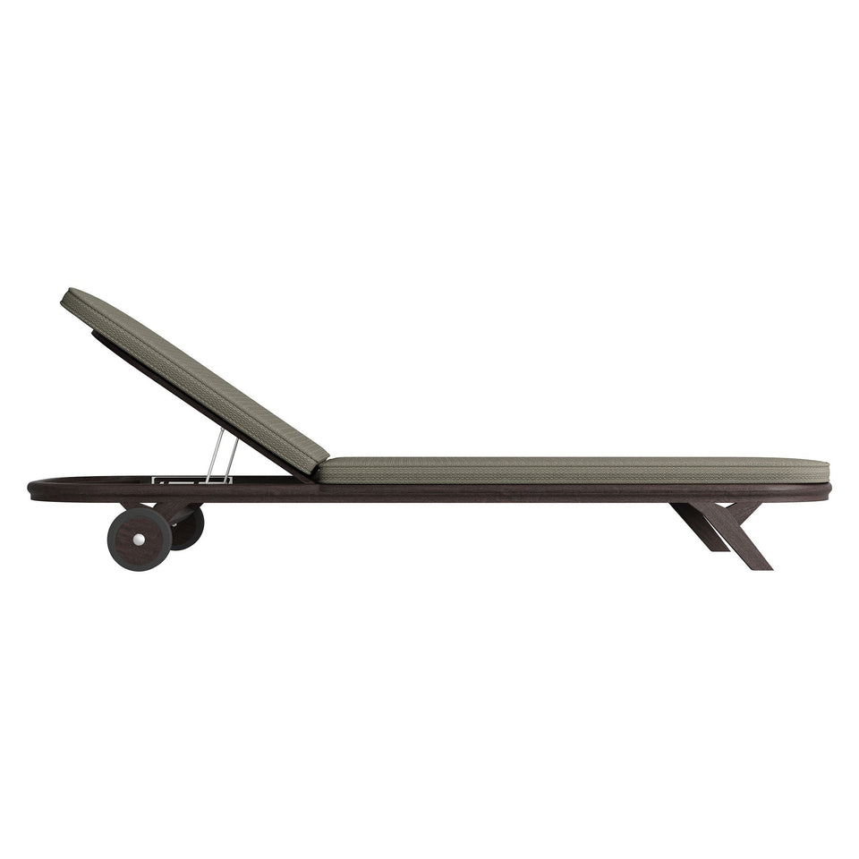 Kona Outdoor Teak Wood Chaise Lounge Chair by Modway