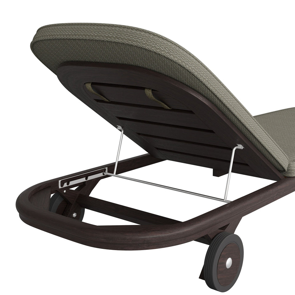 Kona Outdoor Teak Wood Chaise Lounge Chair by Modway
